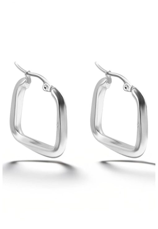 Cercei leverback din otel inoxidabil-FEMEI/GENTI SI ACCESORII/Bijuterii-GENTI SI ACCESORII/Bijuterii
