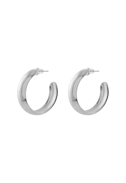 Cercei placati cu rodiu-FEMEI/GENTI SI ACCESORII/Bijuterii-GENTI SI ACCESORII/Bijuterii