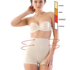 Chiloti boxeri modelatori cu talie dublu intarita Shapewear 2022-FEMEI
