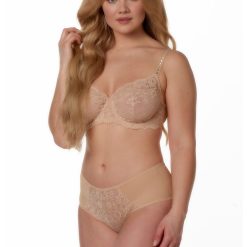 Chiloti hipster din plasa cu garnituri din dantela-FEMEI/IMBRACAMINTE/Lenjerie intima-IMBRACAMINTE/Lenjerie intima