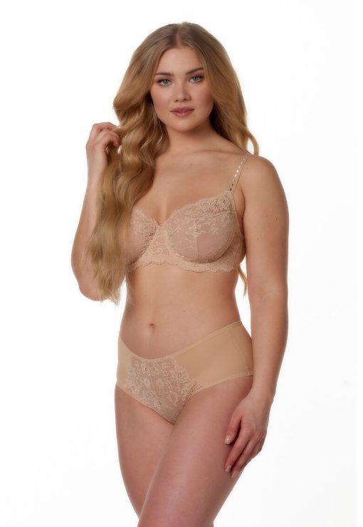 Chiloti hipster din plasa cu garnituri din dantela-FEMEI/IMBRACAMINTE/Lenjerie intima-IMBRACAMINTE/Lenjerie intima