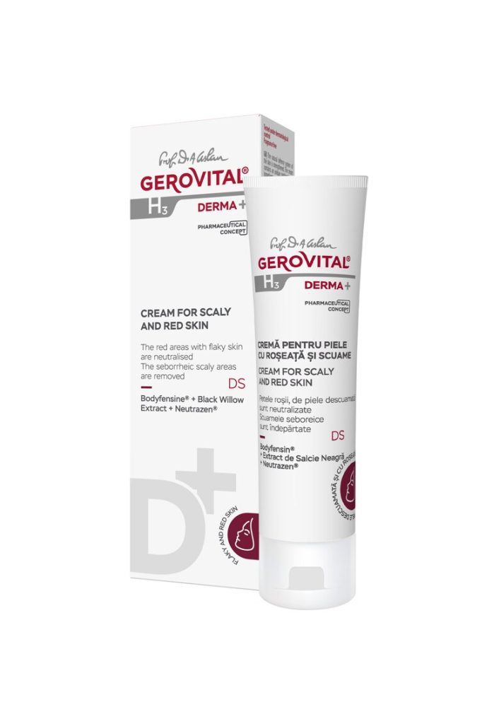 Crema pentru piele cu roseata si scuame  H3 Derma+ - 50 ml-FEMEI/INGRIJIRE COSMETICA/Produse cosmetice-INGRIJIRE COSMETICA/Produse cosmetice