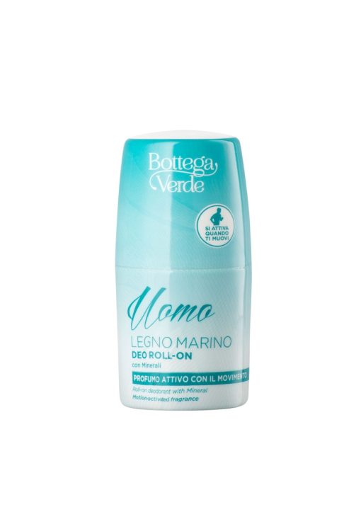 Deodorant Roll-On cu Aroma Lemnoasa - Legno Marino -  Protectie Eficienta si Delicata - Ofera Prospetime Revigoranta si Calmare pe Tot Parcursul Zilei - Ideal pentru Pielea Sensibila - 50 ml-BARBATI/INGRIJIRE COSMETICA/Ingrijire corp-INGRIJIRE COSMETICA/Ingrijire corp