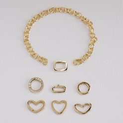 ELM-Round – Brățară bază ROLO – Argint placat cu Aur Galben 18K-ELEMENT >> ELM-LINK >> Noutati