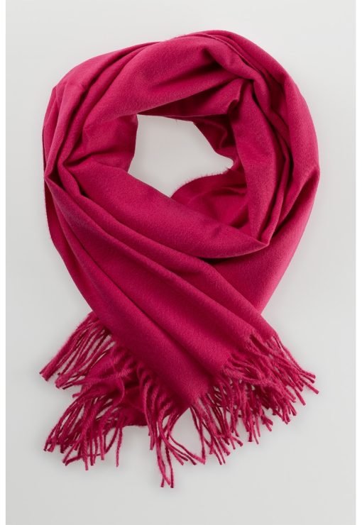 Fular cu franjuri si model uni-FEMEI/GENTI SI ACCESORII/Fulare si esarfe-GENTI SI ACCESORII/Fulare si esarfe