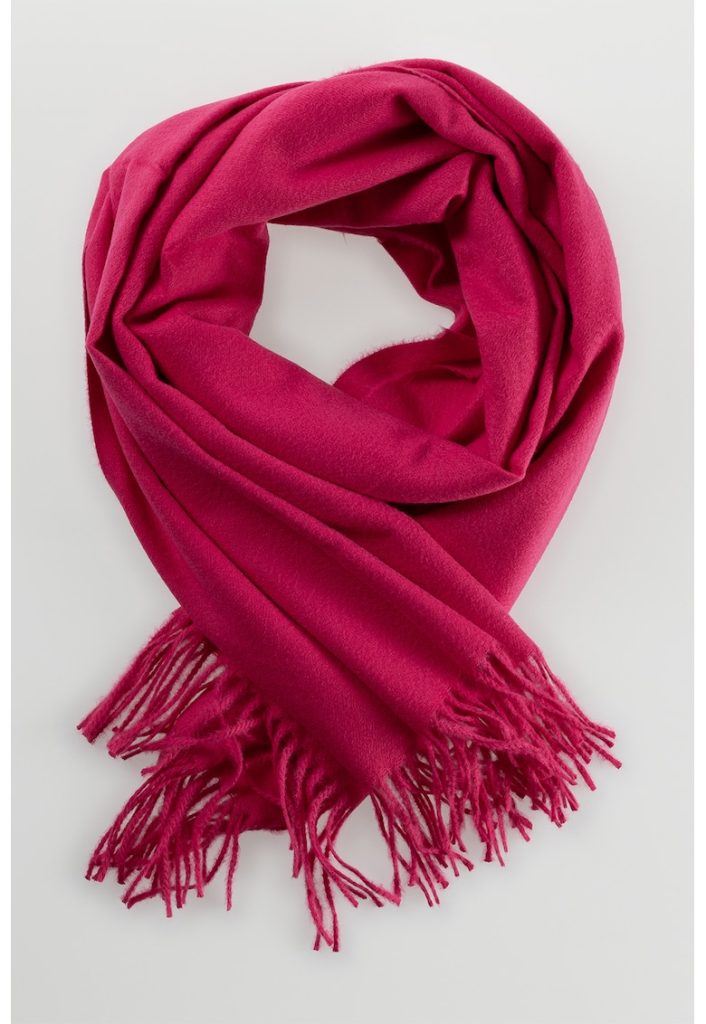 Fular cu franjuri si model uni-FEMEI/GENTI SI ACCESORII/Fulare si esarfe-GENTI SI ACCESORII/Fulare si esarfe