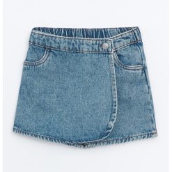 Fusta-pantalon din denim-FETE/IMBRACAMINTE/Sorturi-IMBRACAMINTE/Sorturi