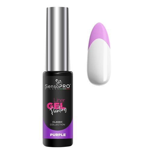 Liner Gel UV Pictura Unghii SensoPRO Milano Classic - Purple 8ml-Geluri UV > Liner Gel