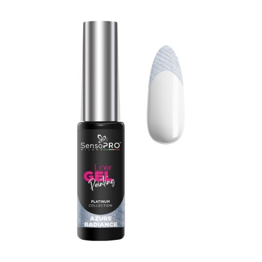 Liner Gel UV Pictura Unghii SensoPRO Milano Platinum - Azure Radiance 8ml-Geluri UV > Liner Gel