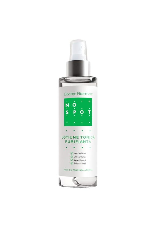 Lotiune tonica purifianta No Spot - 250 ml - Fiterman-FEMEI/INGRIJIRE COSMETICA/Ingrijire corp-INGRIJIRE COSMETICA/Ingrijire corp