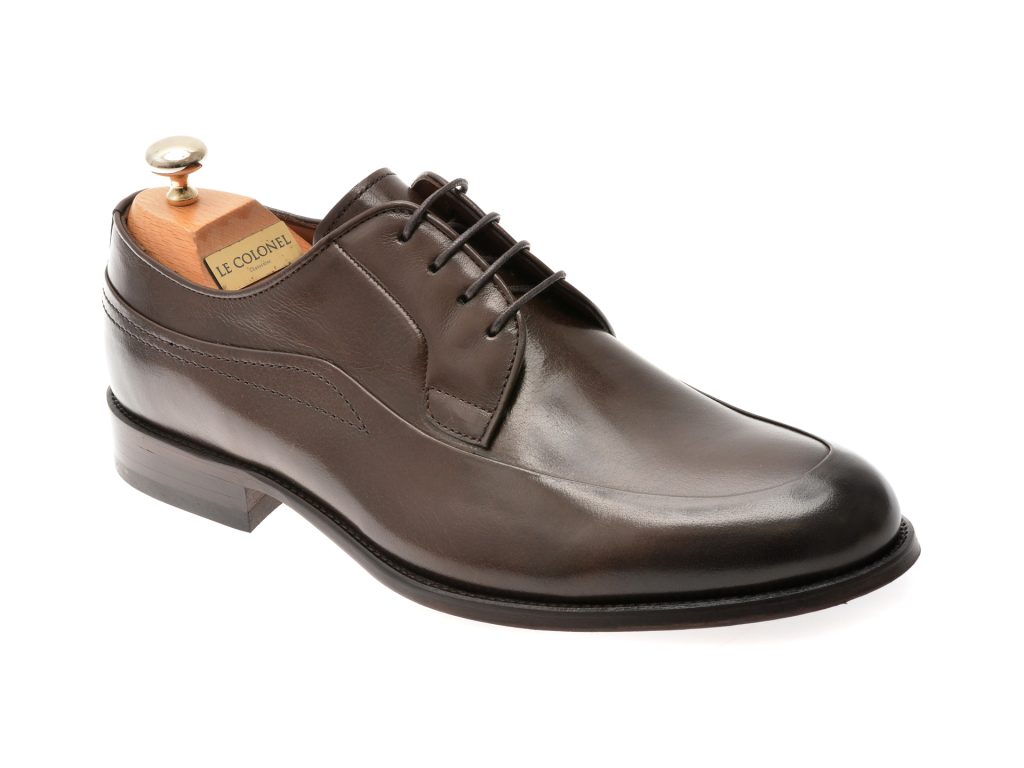 Mocasini eleganti LE COLONEL maro