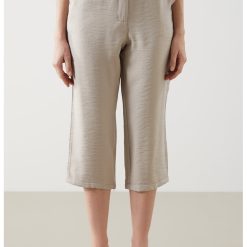 Pantaloni capri cu buzunare laterale-FEMEI/IMBRACAMINTE/Pantaloni si colanti-IMBRACAMINTE/Pantaloni si colanti