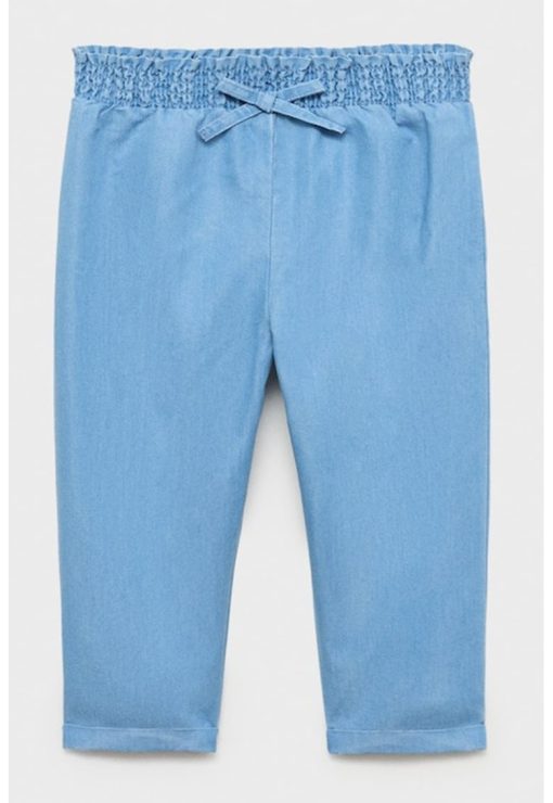 Pantaloni conici cu talie elastica-FETE/IMBRACAMINTE/Blugi-IMBRACAMINTE/Blugi