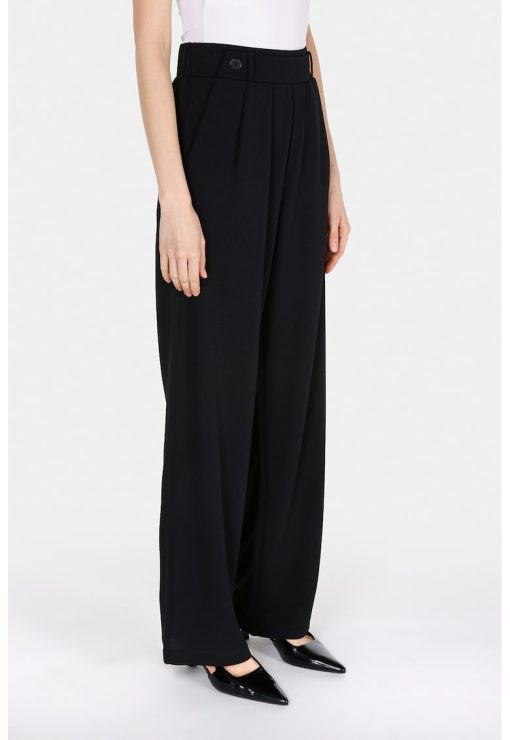 Pantaloni cu croiala ampla si pliuri-FEMEI/IMBRACAMINTE/Pantaloni si colanti-IMBRACAMINTE/Pantaloni si colanti