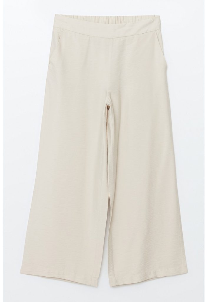 Pantaloni cu croiala ampla si talie elastica-FEMEI/IMBRACAMINTE/Pantaloni si colanti-IMBRACAMINTE/Pantaloni si colanti