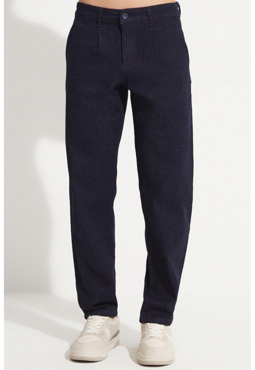 Pantaloni din bumbac cu croiala dreapta-BARBATI/IMBRACAMINTE/Pantaloni si colanti-IMBRACAMINTE/Pantaloni si colanti