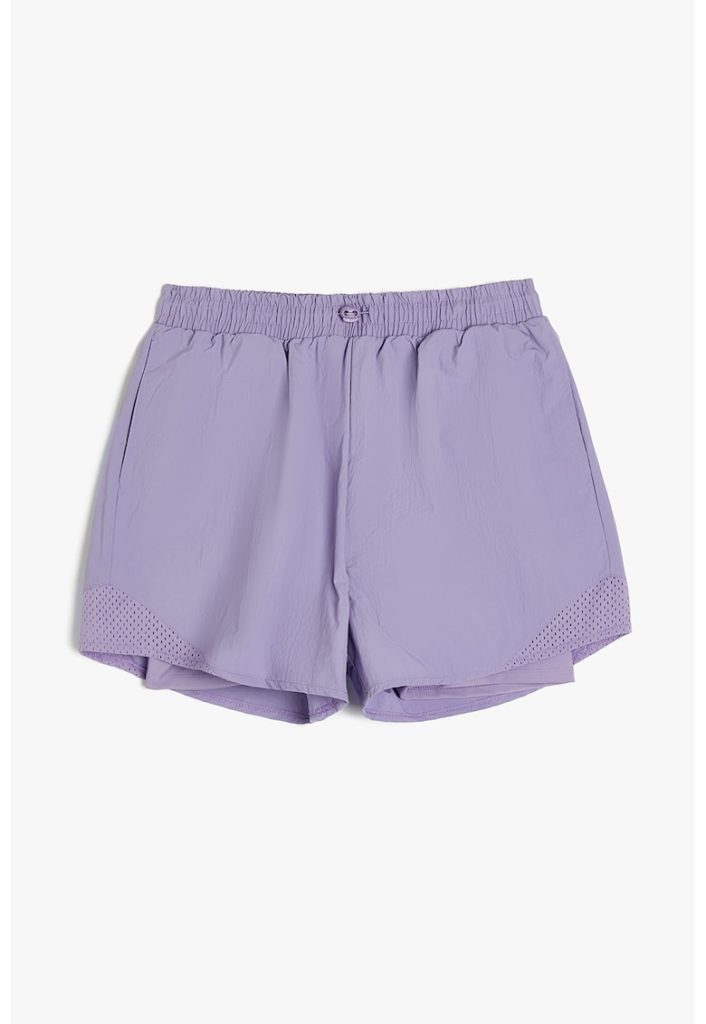 Pantaloni scurti cu model 2-in-1-FEMEI/IMBRACAMINTE/Pantaloni si colanti-IMBRACAMINTE/Pantaloni si colanti