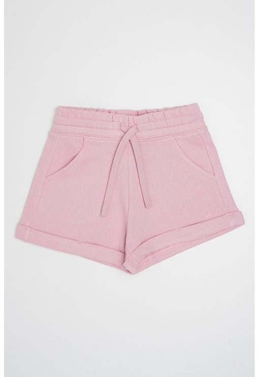 Pantaloni scurti cu snur de ajustare in talie-FETE/IMBRACAMINTE/Sorturi-IMBRACAMINTE/Sorturi