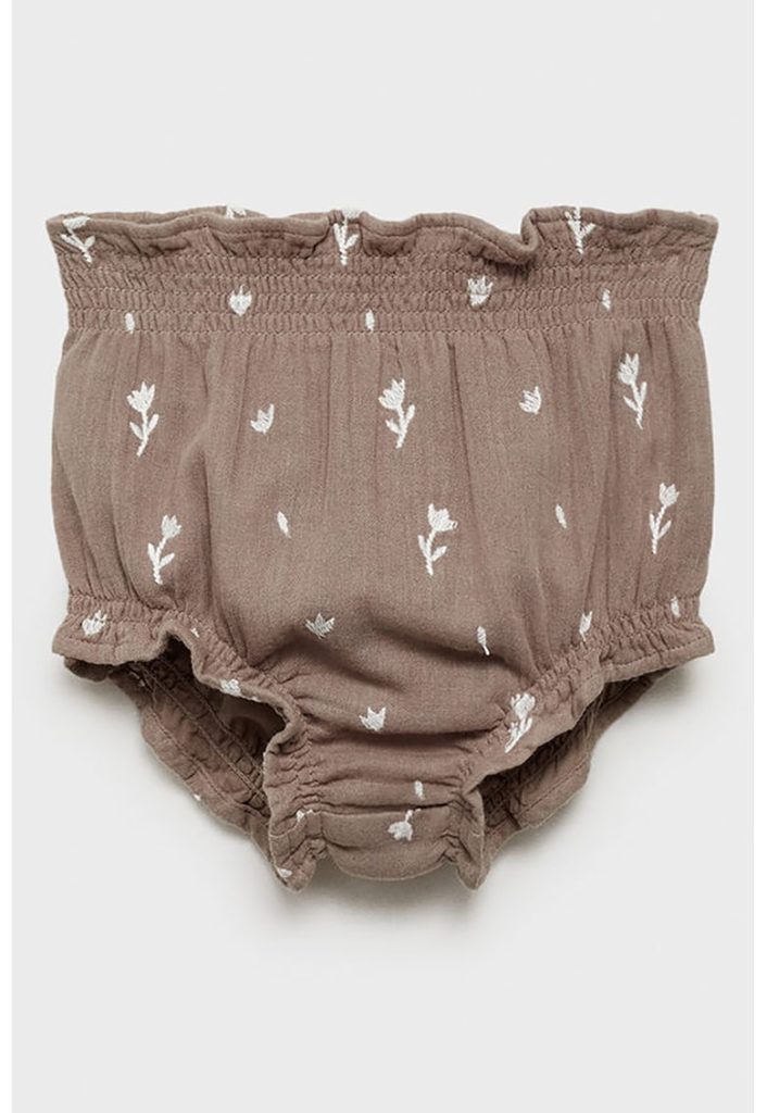 Pantaloni scurti de bumbac cu imprimeu-FETE/IMBRACAMINTE/Sorturi-IMBRACAMINTE/Sorturi