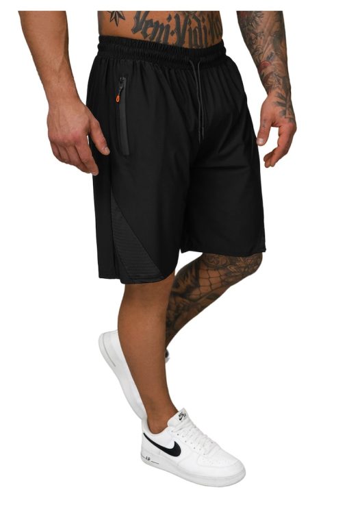 Pantaloni scurti sport pentru barbati  JS/12K1800-BARBATI/IMBRACAMINTE/Pantaloni si colanti-IMBRACAMINTE/Pantaloni si colanti