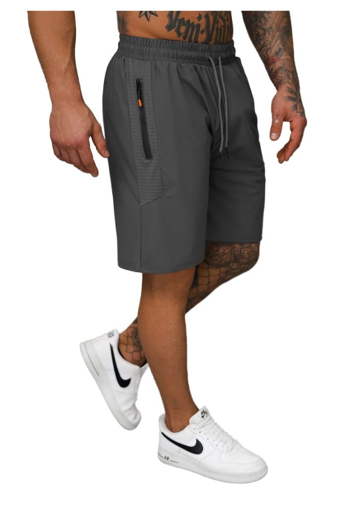 Pantaloni scurti sport pentru barbati  JS/12K1802-BARBATI/IMBRACAMINTE/Pantaloni si colanti-IMBRACAMINTE/Pantaloni si colanti