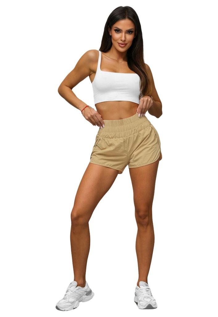 Pantaloni scurti sport pentru femei  JS/XY24019S-FEMEI/IMBRACAMINTE/Pantaloni si colanti-IMBRACAMINTE/Pantaloni si colanti