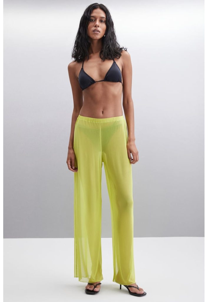 Pantaloni semitransparenti cu croiala ampla Arista-FEMEI/IMBRACAMINTE/Pantaloni si colanti-IMBRACAMINTE/Pantaloni si colanti