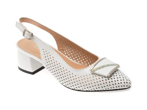 Pantofi EPICA albi