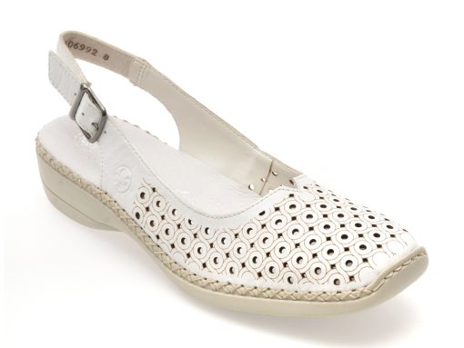 Pantofi RIEKER albi