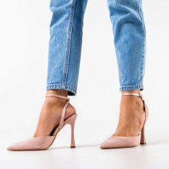 Pantofi cu toc Lizor Bej 2