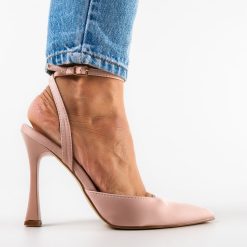 Pantofi cu toc Lizor Bej 3