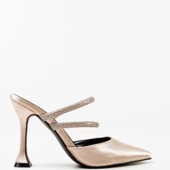 Pantofi cu toc Manyla Bej 1
