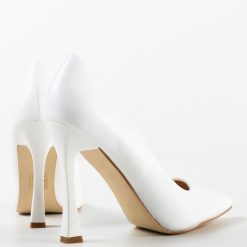 Pantofi cu toc Pakun Albi 6
