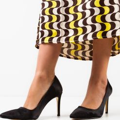 Pantofi cu toc Weps Negri 3 2