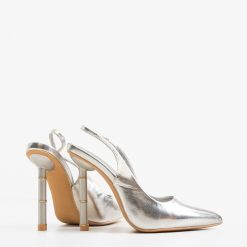 Pantofi dama Bates Argintii 2