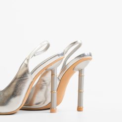 Pantofi dama Bates Argintii 3