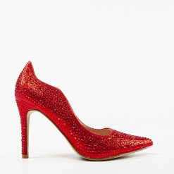 Pantofi dama Degeft Rosii 3