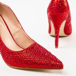 Pantofi dama Degeft Rosii 4