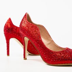 Pantofi dama Degeft Rosii 5