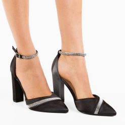 Pantofi dama Geirr Negri-Pantofi cu toc-Pantofi cu toc