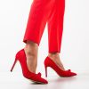 Pantofi dama Hartley Rosii-Pantofi cu toc-Pantofi cu toc