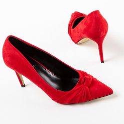 Pantofi dama Hartley Rosii 5