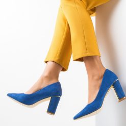Pantofi dama Marion Albastri 2