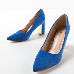 Pantofi dama Marion Albastri 4