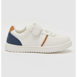 Pantofi de piele ecologica cu velcro-BAIETI/INCALTAMINTE/Pantofi clasici-INCALTAMINTE/Pantofi clasici