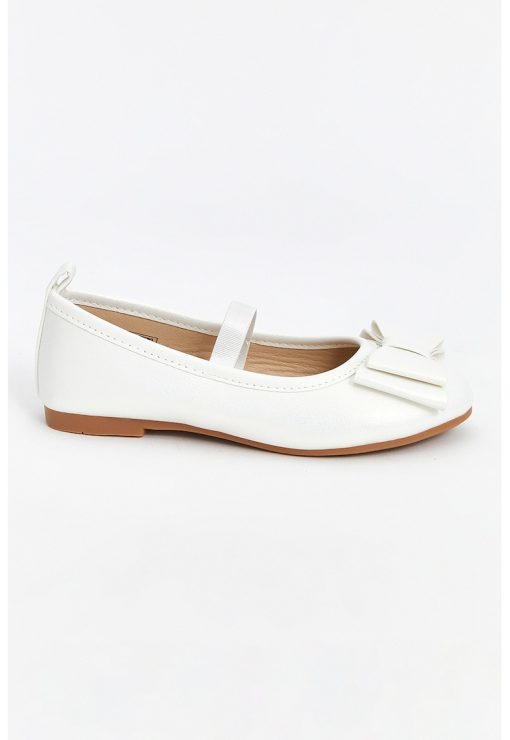 Pantofi din piele ecologica cu model uni-FETE/INCALTAMINTE/Pantofi clasici-INCALTAMINTE/Pantofi clasici