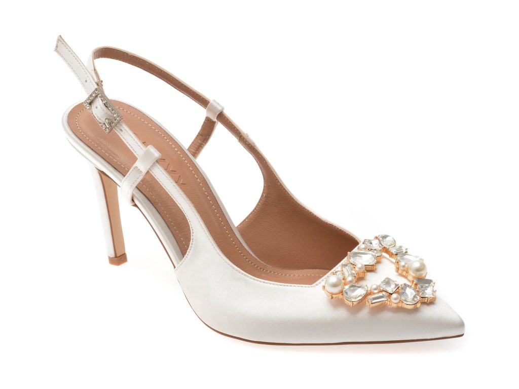 Pantofi eleganti GRYXX albi