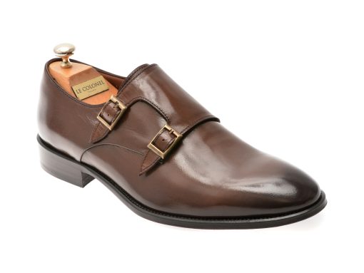 Pantofi eleganti LE COLONEL maro