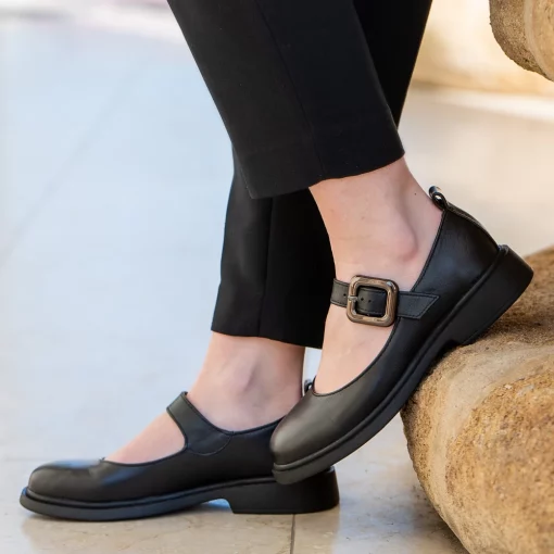Pantofi piele naturala 645 negru-Pantofi-Pantofi