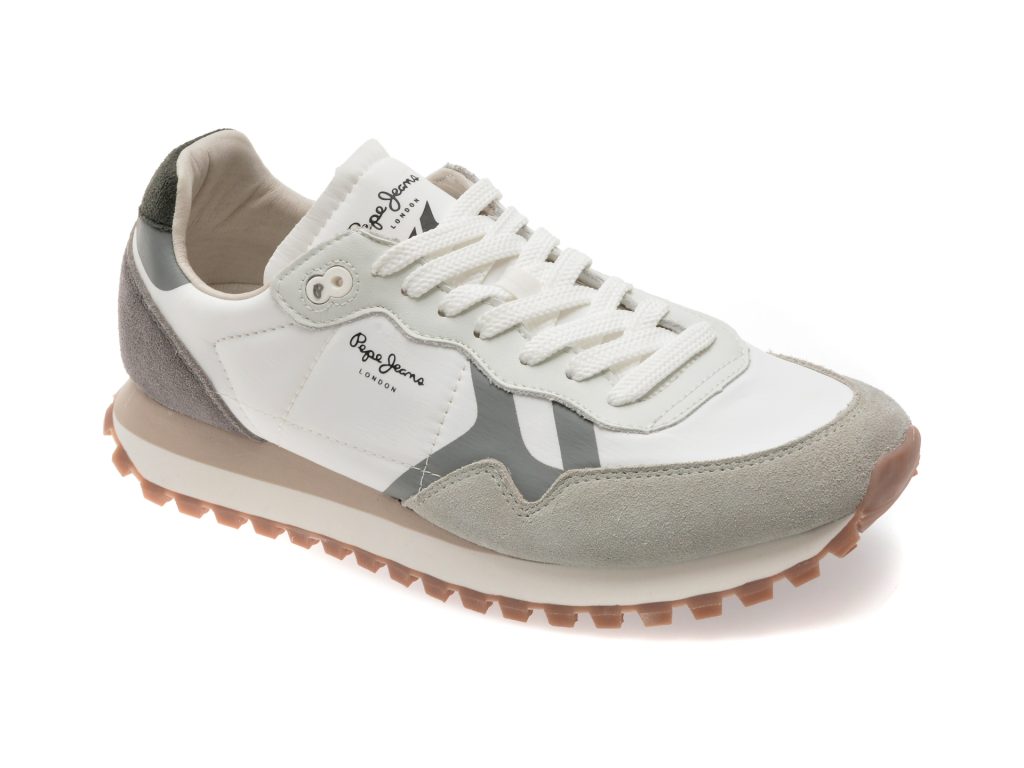 Pantofi sport PEPE JEANS albi